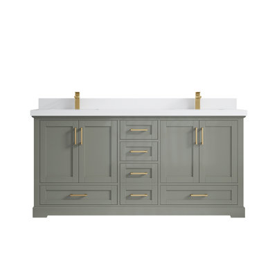 Ensemble de meuble-lavabo double 72 po Esin