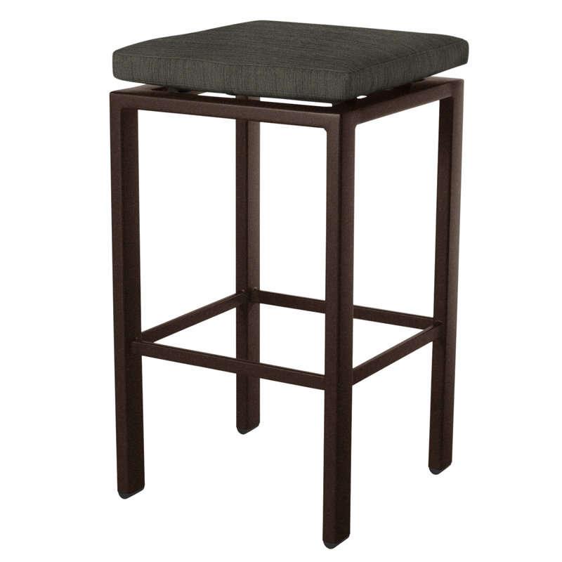 Aris Outdoor Bar Stool, Copper Creek, Flagship Stone Sunbrella®, 31.25"