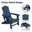 Chaise Adirondack pliante avec repose-pieds Azariyah-1919561427