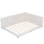 Lit plateforme tapissier grand avec ports USB, beige-647191383-647191377