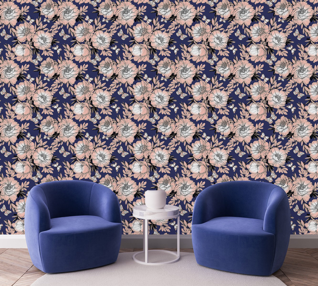 Red Barrel Studio Hirma Peel & Stick Floral Wallpaper - Wayfair Canada