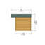 Osblek 14 x 8 Ft. Tongue and Groove Log Cabin-1087190270