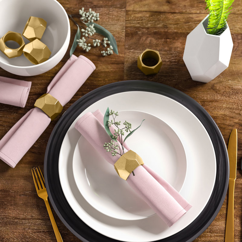 Metal Napkin Ring, Gold
