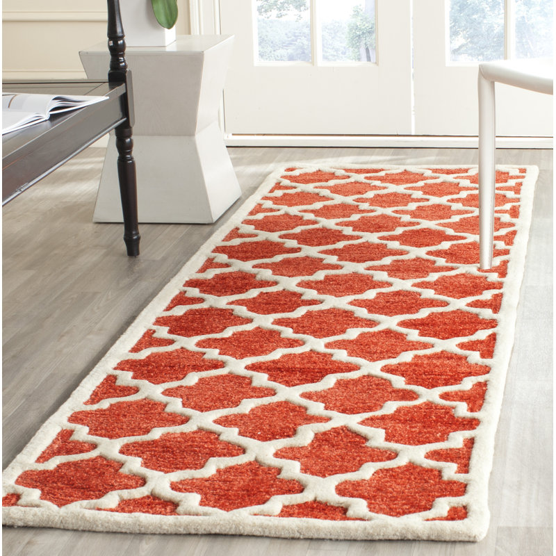 Precious Hand Tufted Performance Geometric Rug, Runner 2'6" x 8'