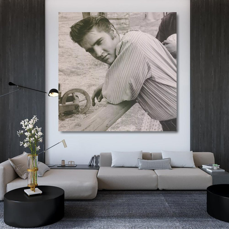 Elvis, 1956 MCG-E391, H 36 po x l 36 po