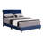 Transitional Upholstered Bed