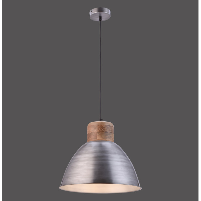 Mamie 1 - Light Iron Dome Pendant