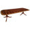 Multi-Banded Mahogany Dining Table