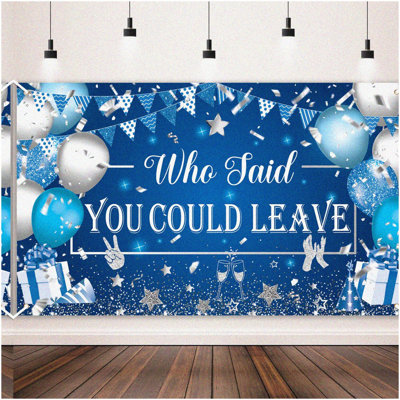 Golden Decade Celebration Banner 10th Anniversary Decorations