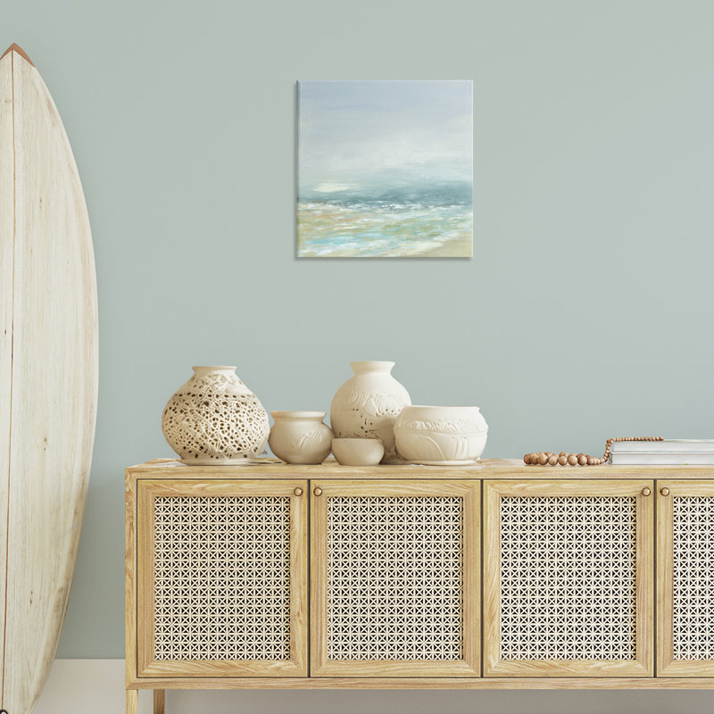 «Energetic Beach Expression» par Jacob Q, H 24 po x l 24 po