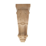 Grand corbeau en bois d'acanthe massif sculpté à la main 14-3 / 8 po x 5-3 / 4 po x 5-5 / 8 po