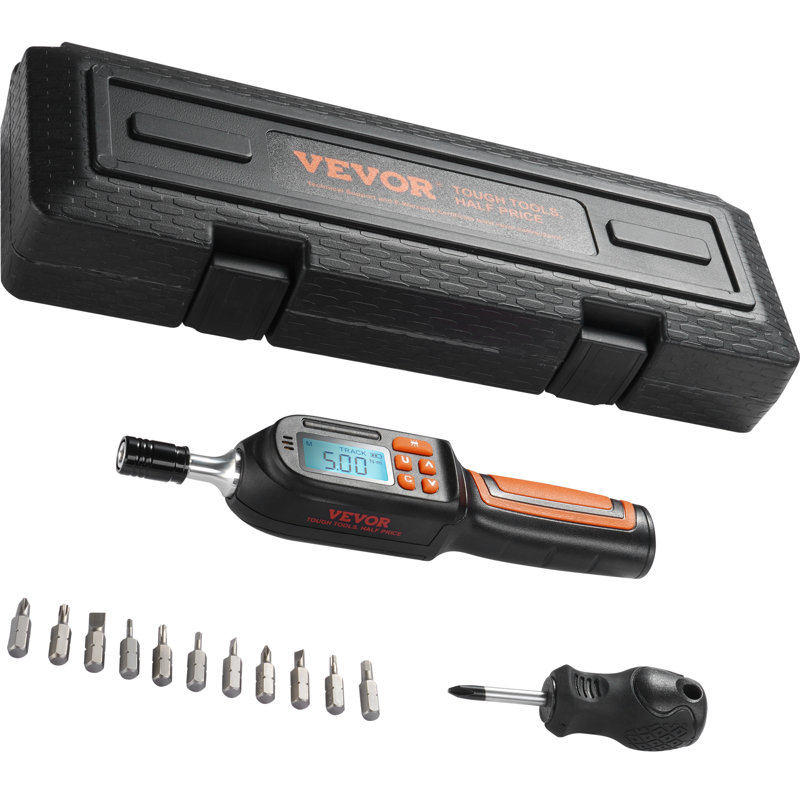 WFX Utility™ Digital Torque Screwdriver, 1/4" Drive Screwdriver Electrician Torque Screwdriver