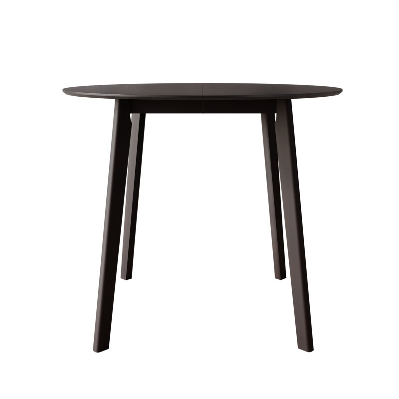 45" L ROUND COUNTER HEIGHT TABLE IN BLACK, Black