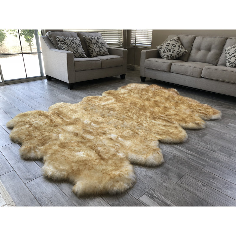 Tapis beige Wicklund, Nouveauté 6 pi x 10 pi