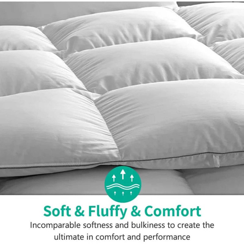 All Season Lightweight Goose Down & Feather Blend Comforter Soft Luxe Hotel Collection, California King Down Comforter