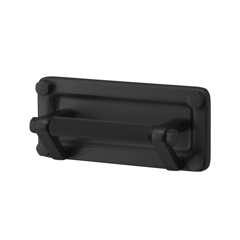 Industrial Cup / Bin Pull, Matte Black