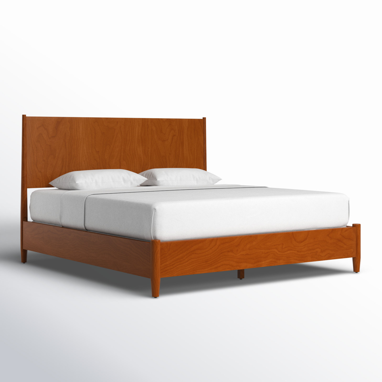 Williams Panel Bed, California King, Chestnut