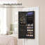 Armoire à bijoux murale avec miroir Mohsin-155025005