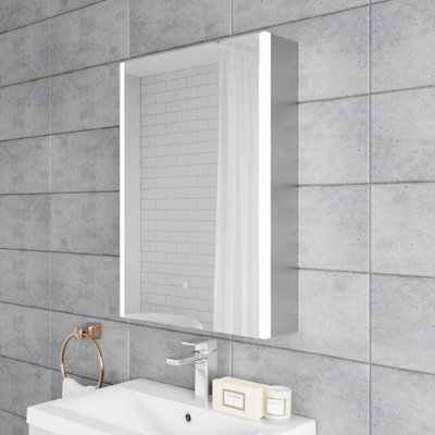 Mirror Cabinets 1270mm W 1778mm H Surface Medicine Cabinet Mirror 2 Fixed