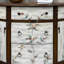 Armoire de rangement en bois peinte à la main