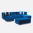 Velours bleu marine est en rupture de stock