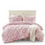 Édredon simple, motif floral avec froncement élastique et étreinte douce, microfibre respirante, confort toutes saisons, standard 100, édredon 2 pièces sans effort, froncement moelleux, machine-137641956-137641958
