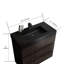 Meuble-lavabo de 36 po en noyer - Fonctionnement silencieux et en douceur, rangement moderne en noyer, lavabo-130597515-130597519-130597521
