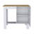 Kitchen Island, Single Door Cabinet, Shelf