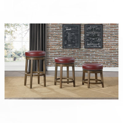 Round Swivel Stools Set