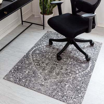 La Cienega Rectangle Non-skid Chair Mat with Beveled Edges
