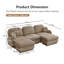 Canapé modulaire surdimensionné en U 105 po Chenille-1235946347-1235946348