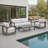 Donaldo 3-Piece Aluminum Patio Conversation Set