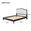 Grand lit plateforme avec tête de lit tapissier Kirkham-1723105247