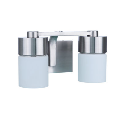 Éclairage pour meuble-lavabo à 2 lumières Amarissa