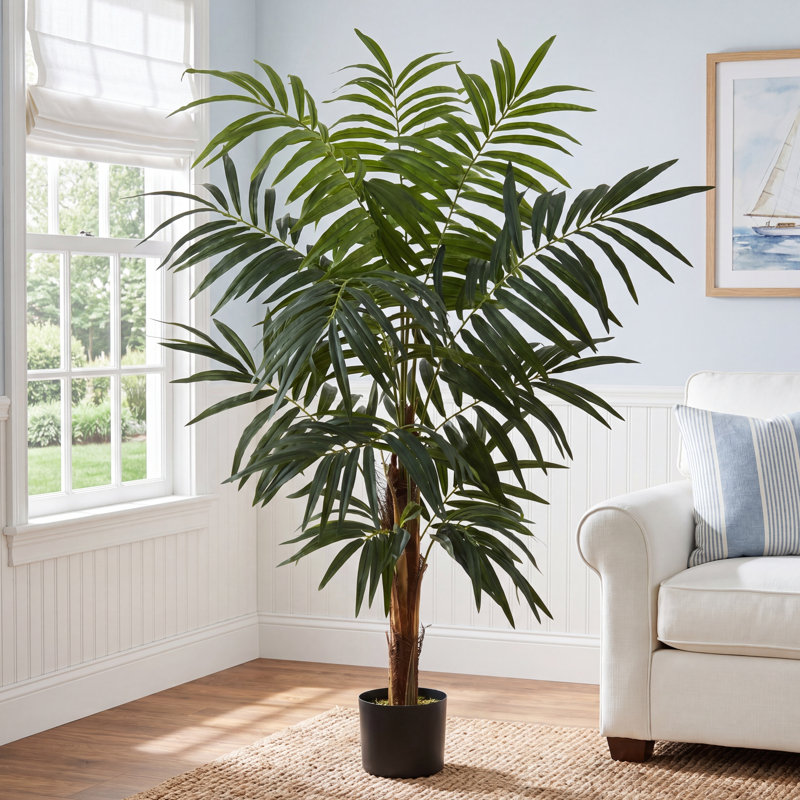 Rumy 54'' Faux Palm Tree in Pot