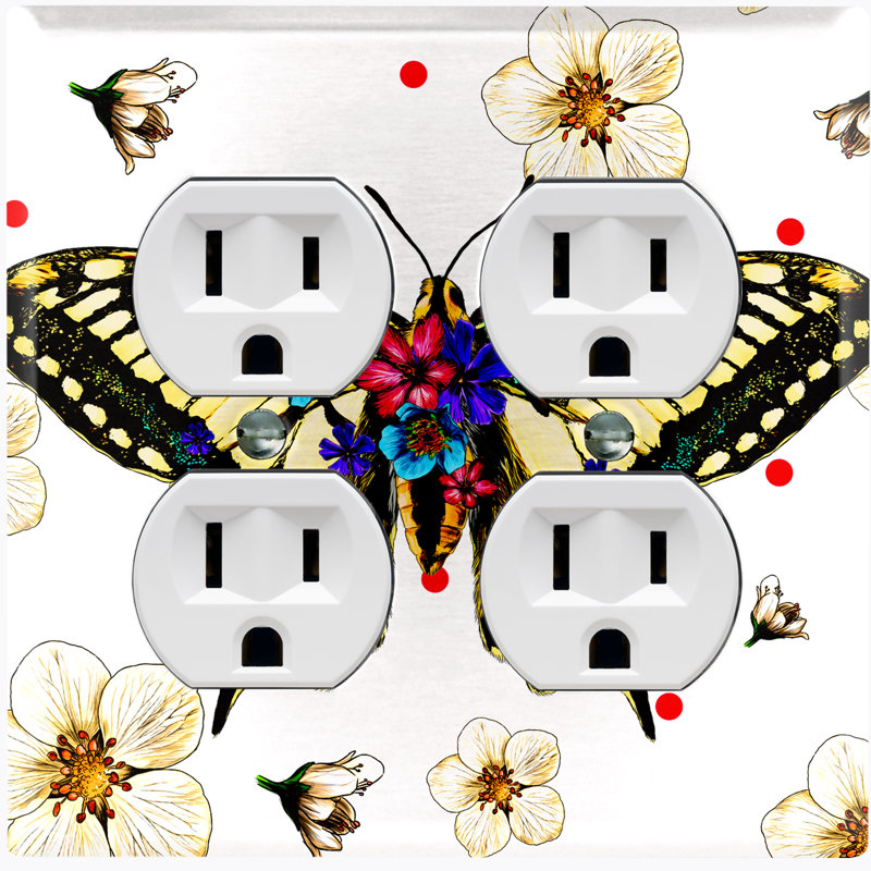 2 - Gang Toggle Light Switch Standard Wall Plate