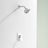 Shower Faucet Set 6 Setting Shower Head 5 Inch Shower Trim Kit Modern Shower Valve Kit High Pressure Shower Fixtures Shower System-113519993
