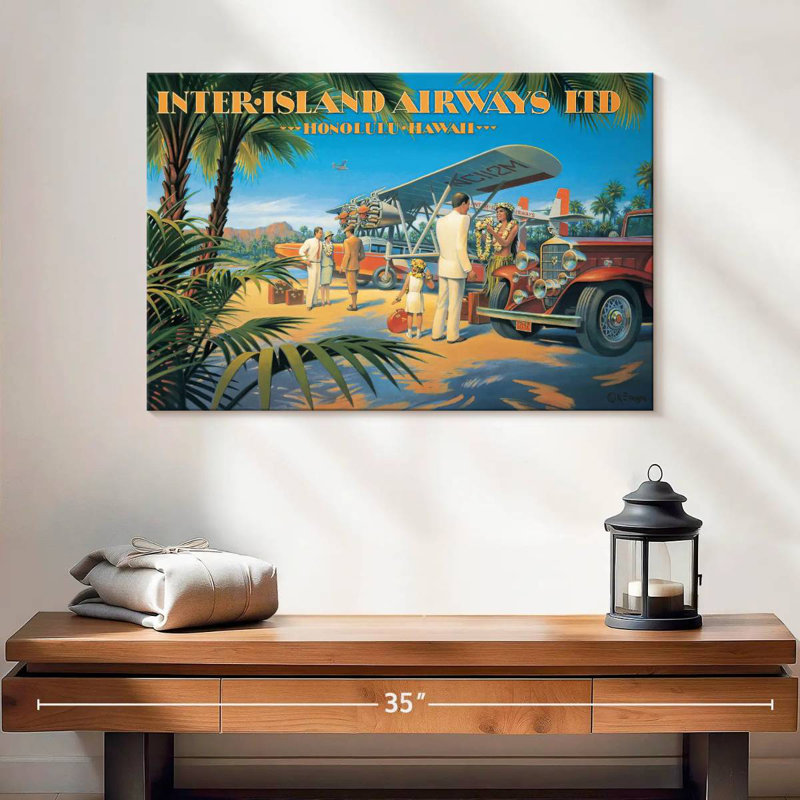 Ravi Inter Island Airways, 16" H x 24" W