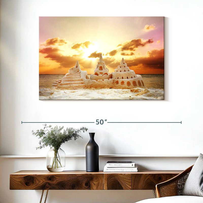 Gillard Sunny Sand Castle, 26" H x 39" W