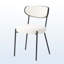 Chaise d'appoint de 18,9 po Leibuy