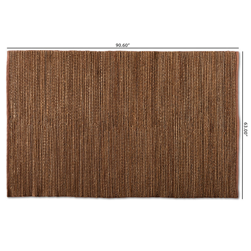 Tapis brun tissé à la main Dahlquist