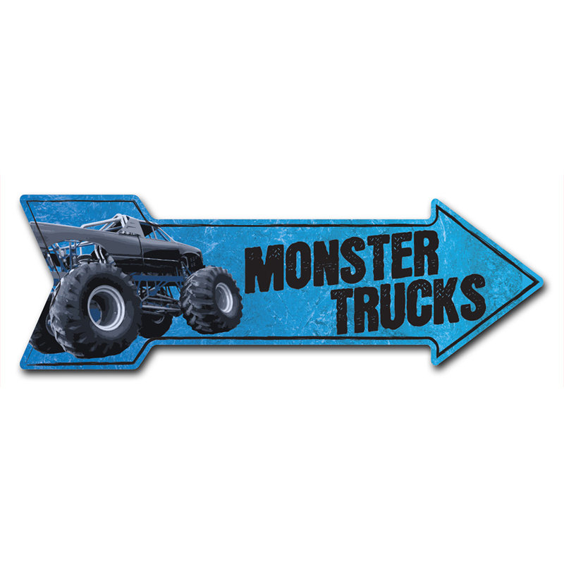 Décalcomanie-999735_Monstres camions autocollants décoratifs amusants 18 po de large, H 8 po x l 24 po x P 1 po