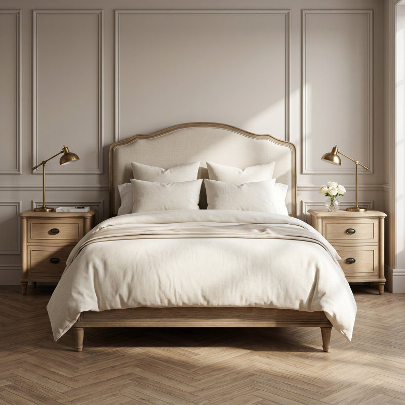 Curated Cotton 3 Piece King Bedroom Set, Studio, King