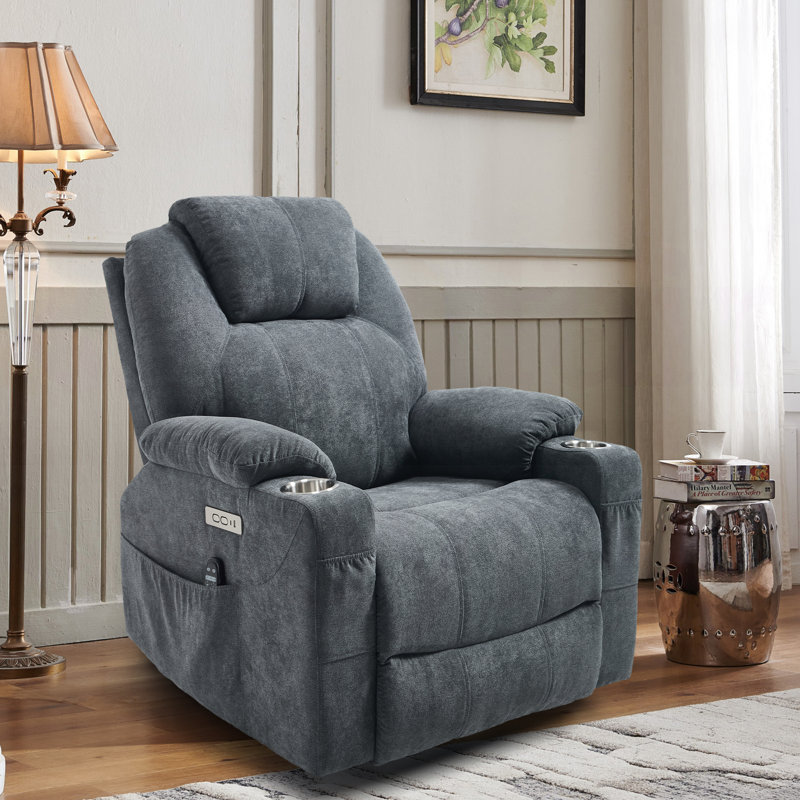  Tayani Power lift chair Recliner Infinite Position With Heated Massage, Metal Cup Holder, Usb And Type-c Charging Port