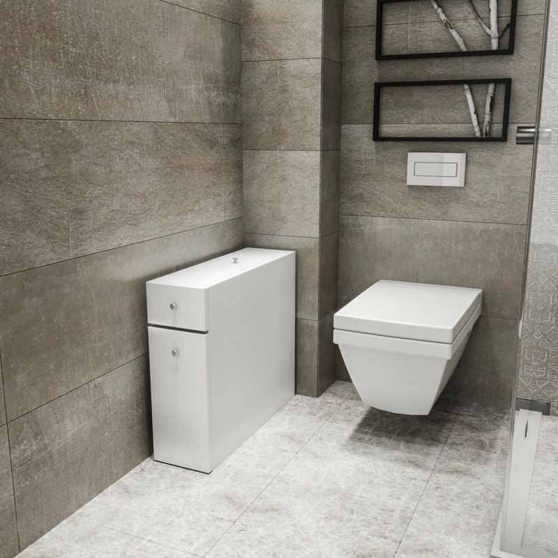 Wall Bathroom Cabinet, White