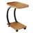 C Shaped Side Table Movable Sofa End Table Modern Coffee Table With Wheels For Small Spaces-1688812004