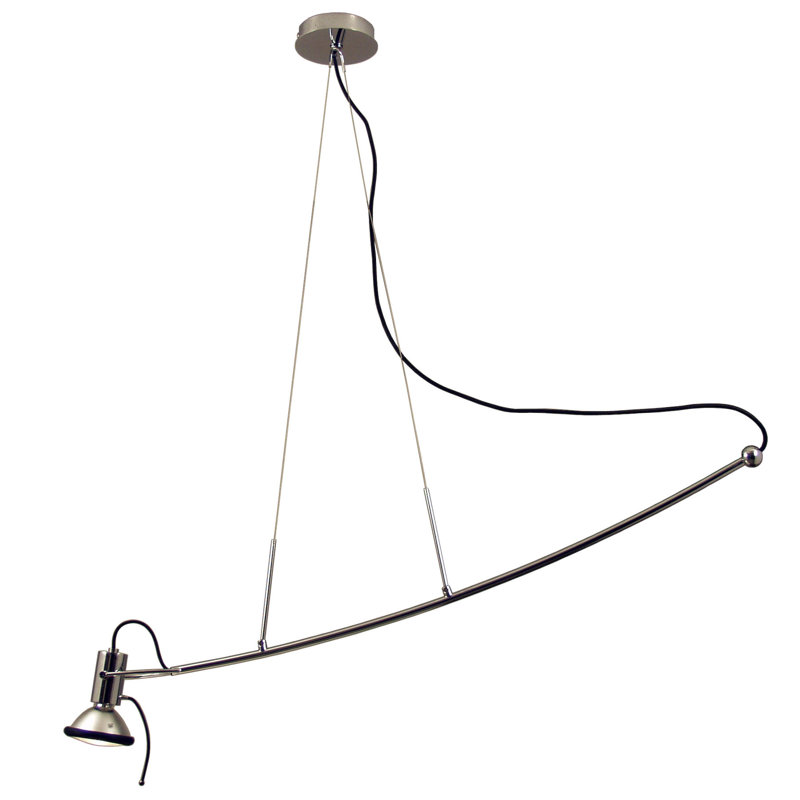 Ranson 1 - Light Kitchen Island Pendant, Chrome
