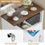 Buffet de cuisine avec 3 portes et 1 tiroir, buffet avec tablettes réglables-1773716515