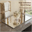 Miroir de salle de bain asymétrique avec verre argenté sans cuivre