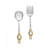 Davinci Stainless Steel Salad Servers
